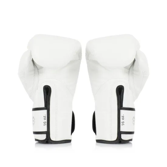 Боксерские перчатки Fairtex BGVG1 White 10 унций (бинты в комплекте)