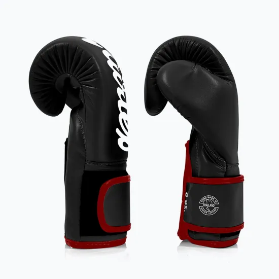 Боксерские перчатки Fairtex BGV14 Black 10 унций (бинты в комплекте)