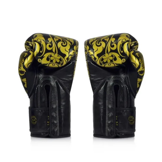 Боксерские перчатки Fairtex BGVG2 Velcro Black 12 унций (бинты в комплекте)