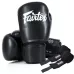 Боксерские перчатки Fairtex BGV27 Black 10 унций (бинты в комплекте)