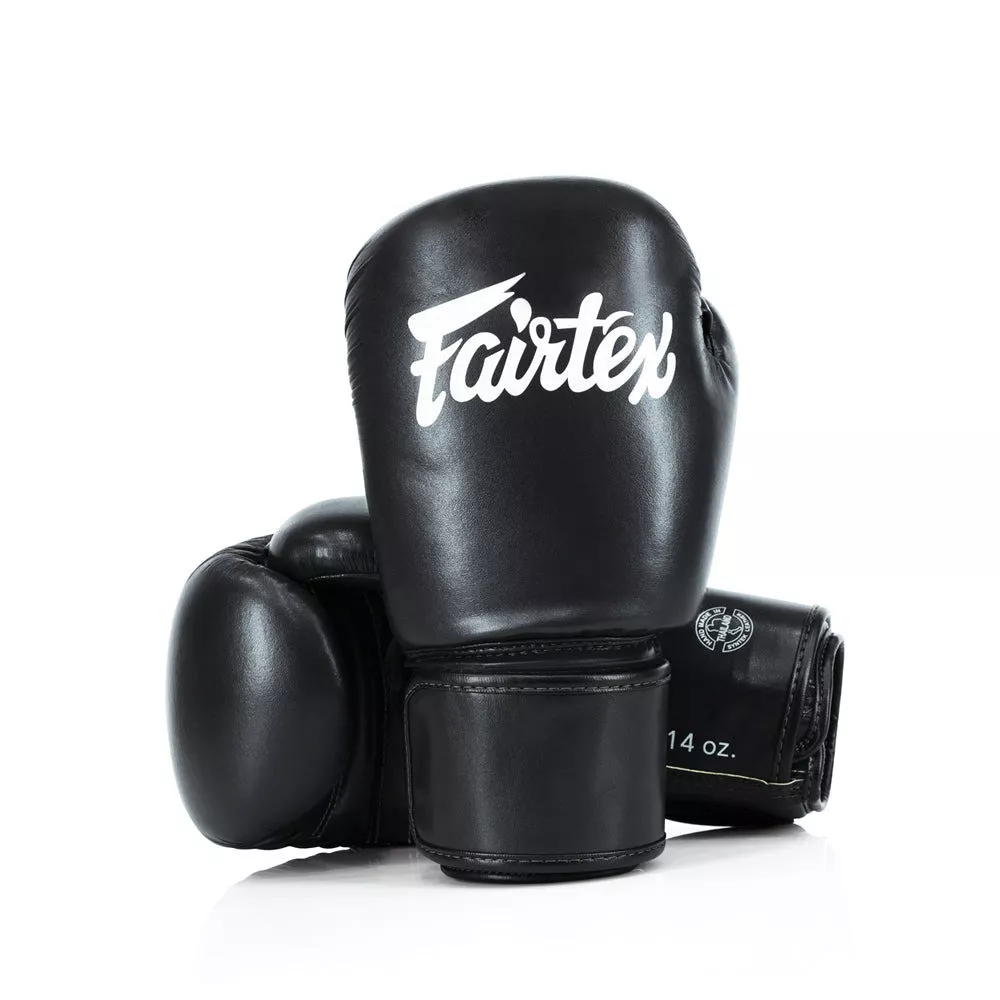 Боксерские перчатки Fairtex BGV27 Black 10 унций (бинты в комплекте)