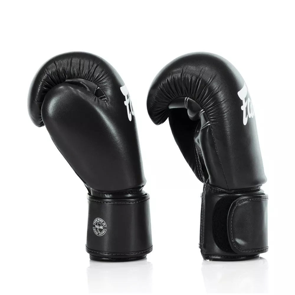Боксерские перчатки Fairtex BGV27 Black 10 унций (бинты в комплекте)
