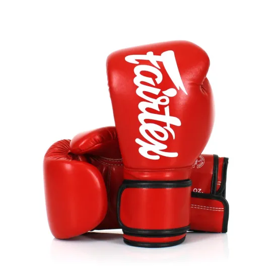 Боксерські рукавиці Fairtex BGV14 Red 10 унцій (бинти в комплекті)