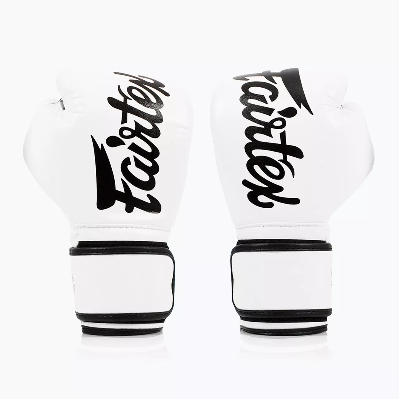 Боксерские перчатки Fairtex BGV14 White 10 унций (бинты в комплекте)