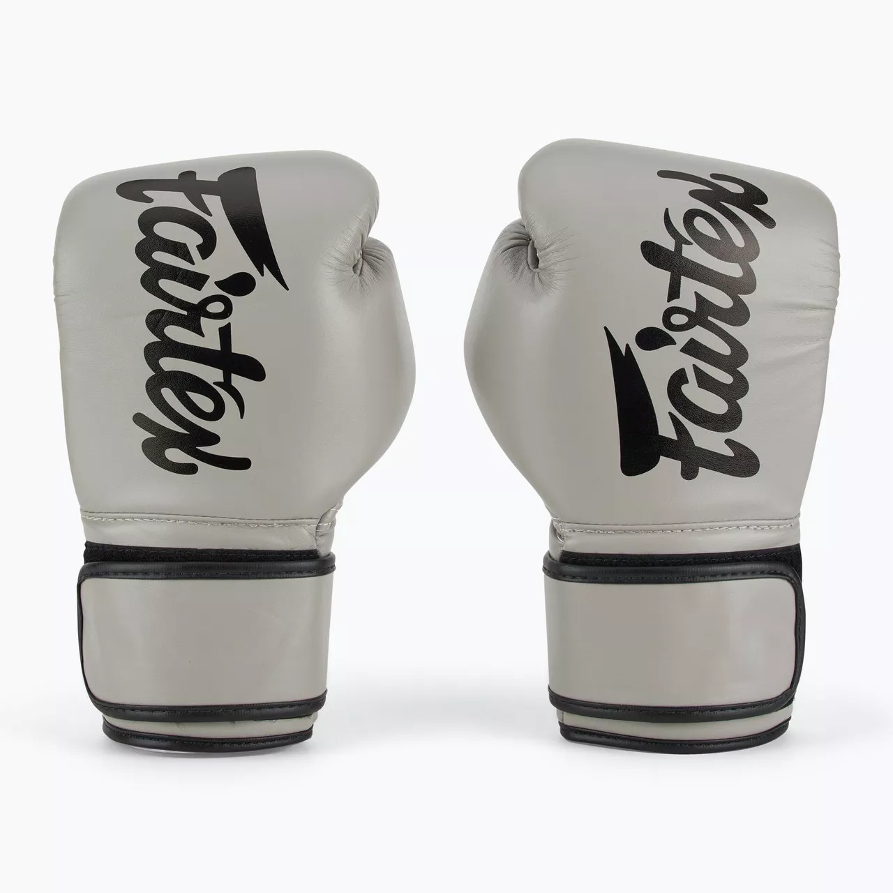 Боксерские перчатки Fairtex BGV14 Grey 10 унций (бинты в комплекте)