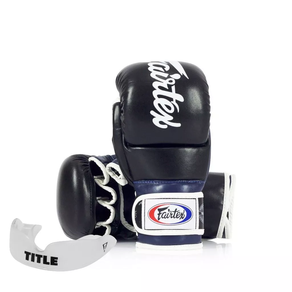 Перчатки для ММА Fairtex FGV18 Black/Blue M