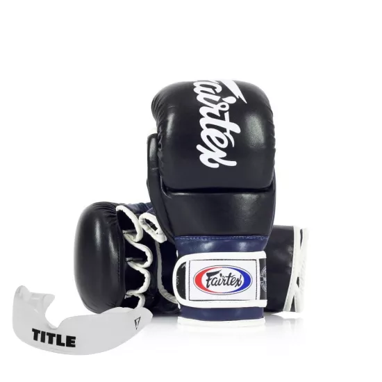 Перчатки для ММА Fairtex FGV18 Black/Blue M