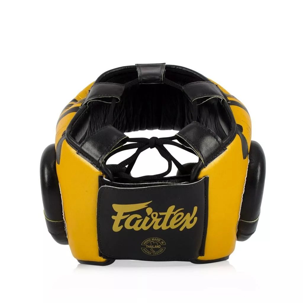 Боксерский шлем Fairtex HG16 M2 Gold-M