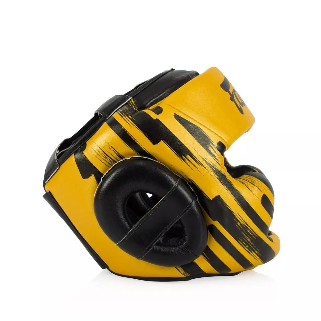 Боксерский шлем Fairtex HG16 M2 Gold-M