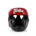 Боксерский шлем Fairtex HG13 Full Cover Black/Red-M