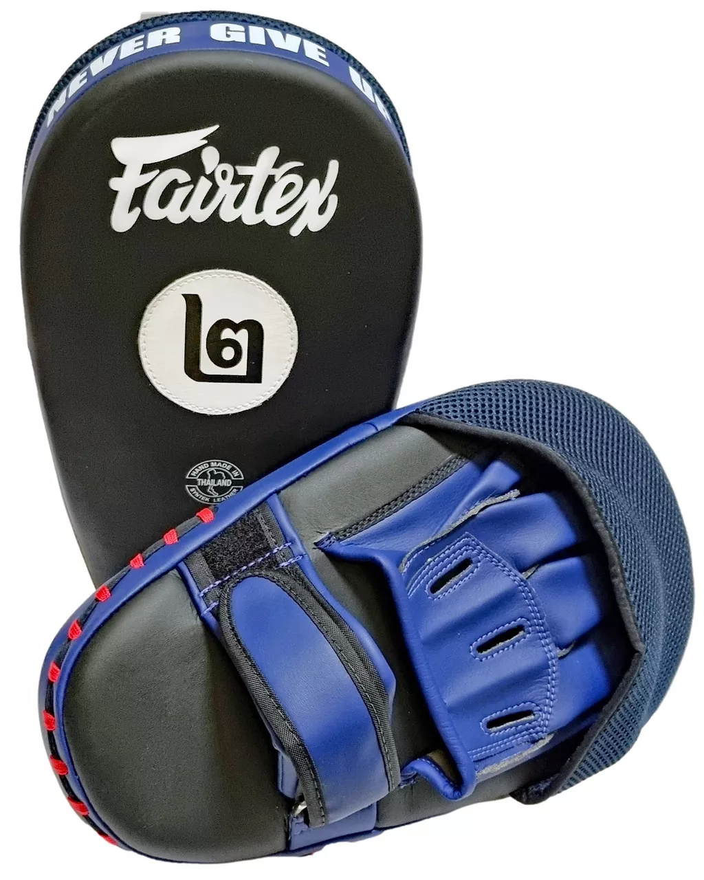 Лапы боксерские Fairtex FMV12 Black/Blue-30см