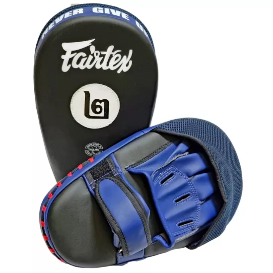 Лапы боксерские Fairtex FMV12 Black/Blue-30см