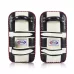 Пади для тайського боксу Fairtex KPLC2 Black/White