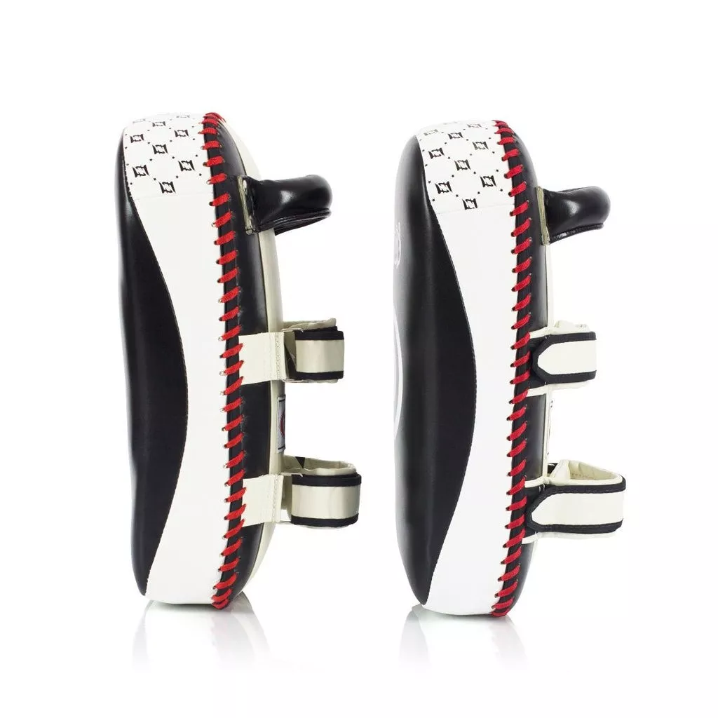 Пади для тайського боксу Fairtex KPLC2 Black/White