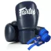 Боксерские перчатки Fairtex BGV27 Blue 10 унций (бинты в комплекте)