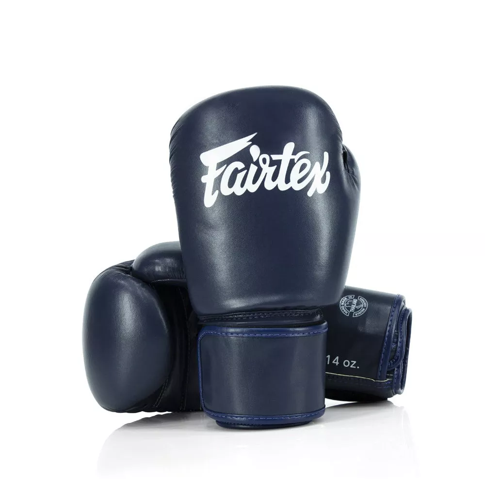 Боксерские перчатки Fairtex BGV27 Blue 10 унций (бинты в комплекте)