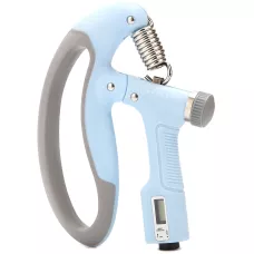 Еспандер кистьовий з лічильником PowerPlay PP-4403 з регульованим навантаженням 10-100 кг. Синій