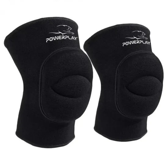 Наколінники PowerPlay PP-8000 Elastic Knee Support (пара) чорні XS