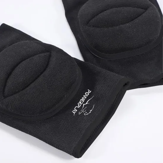 Наколінники PowerPlay PP-8000 Elastic Knee Support (пара) чорні XS