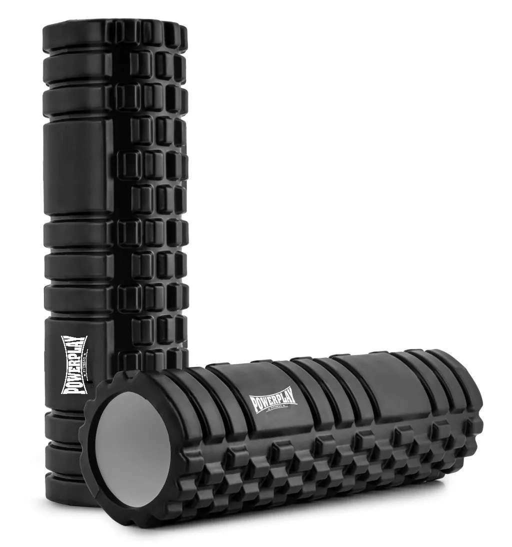 Масажний ролик PowerPlay 4404 Massage Roller Чорний (45x14см.)