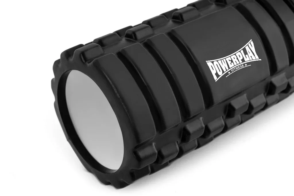 Масажний ролик PowerPlay 4404 Massage Roller Чорний (45x14см.)