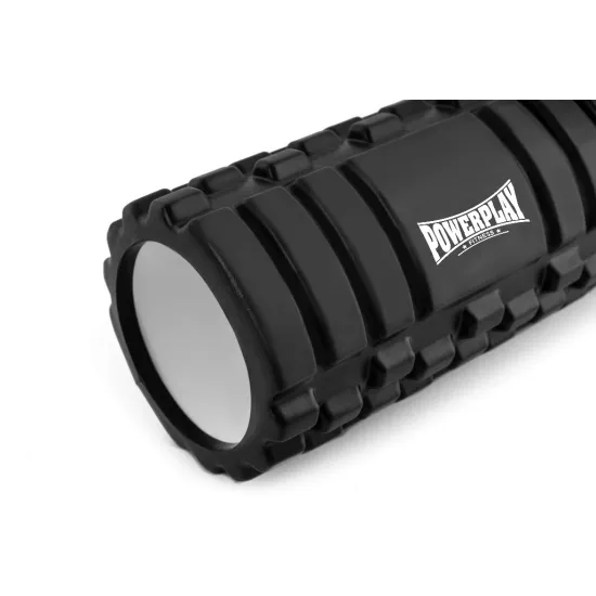 Масажний ролик PowerPlay 4404 Massage Roller Чорний (45x14см.)