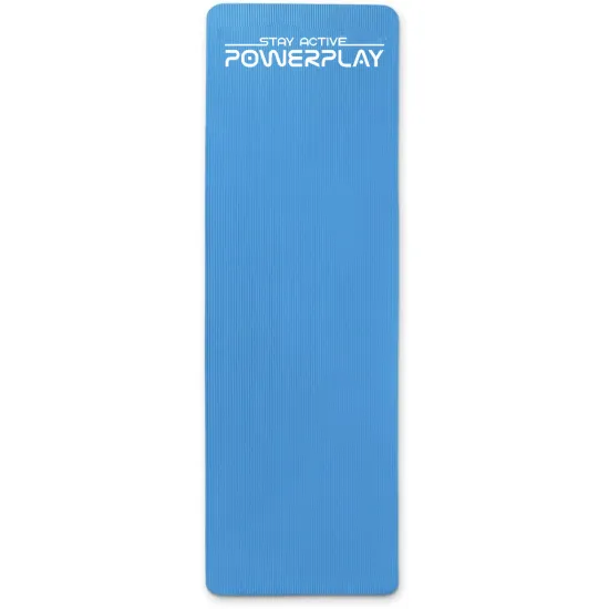 Килимок для йоги та фітнесу PowerPlay 4152 NBR Performance Mat Синій (183x61x1)