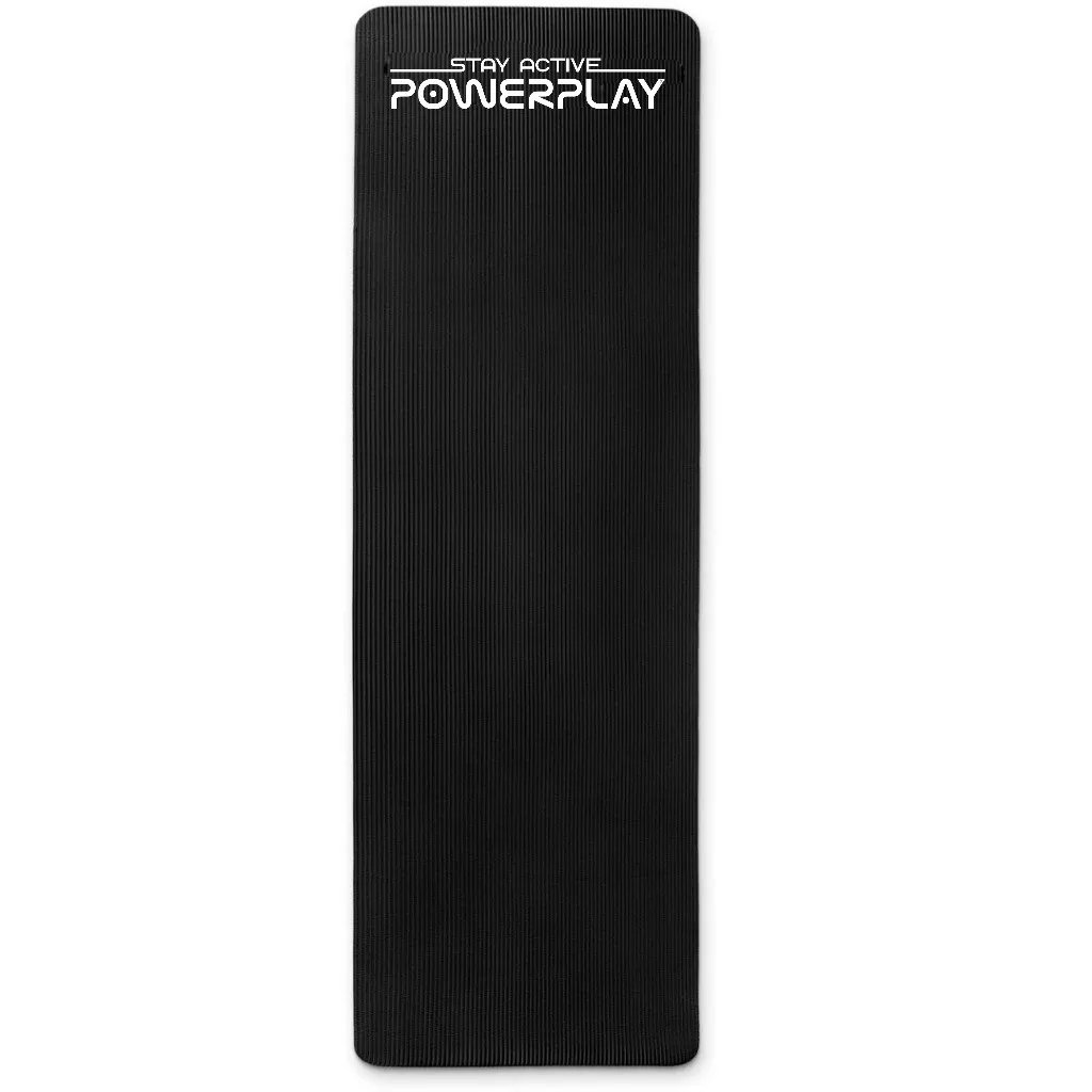 Коврик для йоги и фитнеса PowerPlay 4152 NBR Performance Mat Черный (183x61x1)