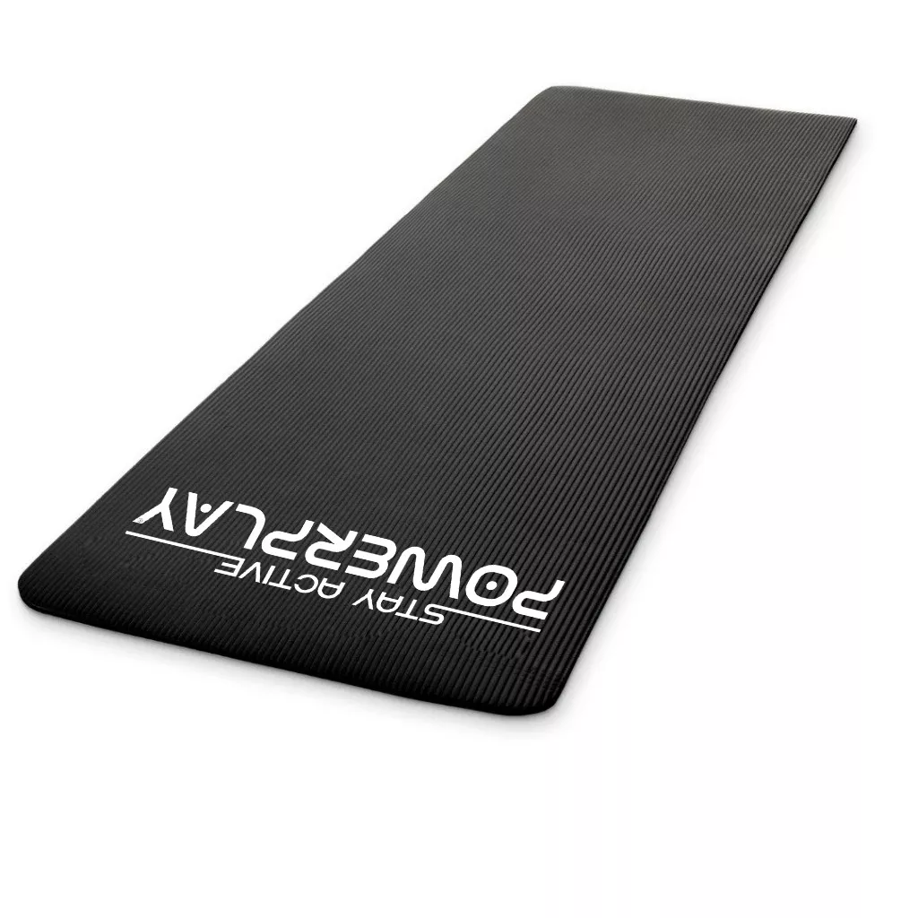 Коврик для йоги и фитнеса PowerPlay 4152 NBR Performance Mat Черный (183x61x1)