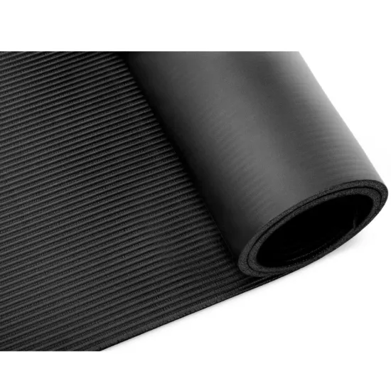 Килимок для йоги та фітнесу PowerPlay 4152 NBR Performance Mat Чорний (183x61x1)