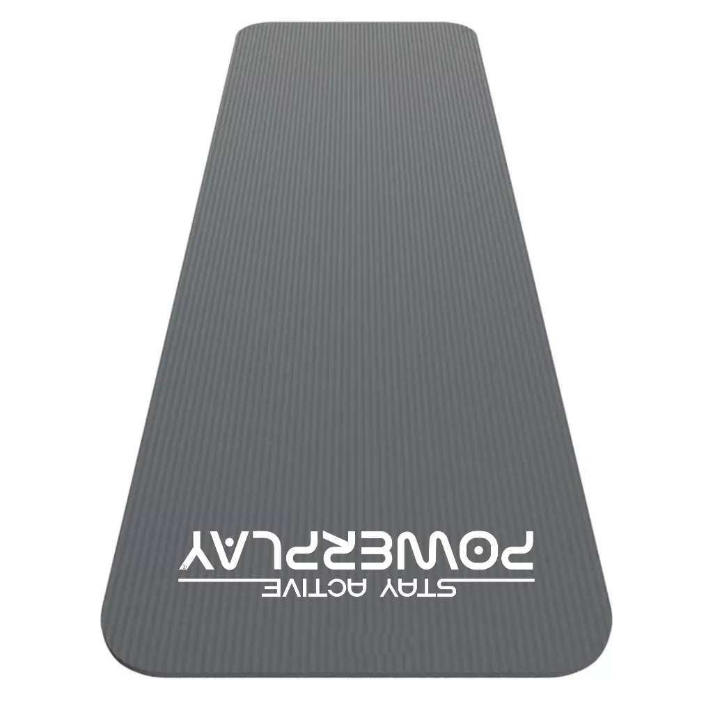 Коврик для йоги и фитнеса PowerPlay 4152 NBR Performance Mat Серый (183x61x1)
