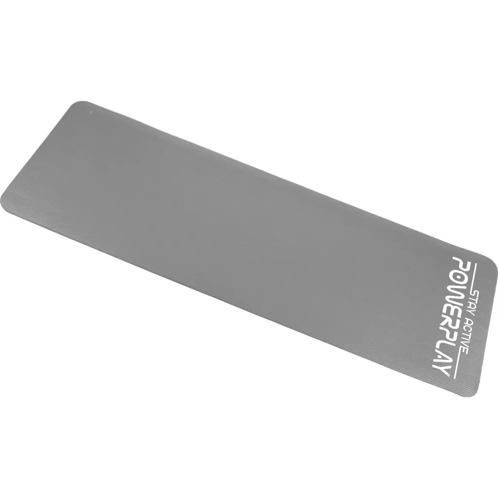 Коврик для йоги и фитнеса PowerPlay 4152 NBR Performance Mat Серый (183x61x1)