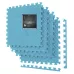 Мат-пазл (ласточкин хвост) PowerPlay EVA Puzzle Mat 120x120x1.2 cм Голубой