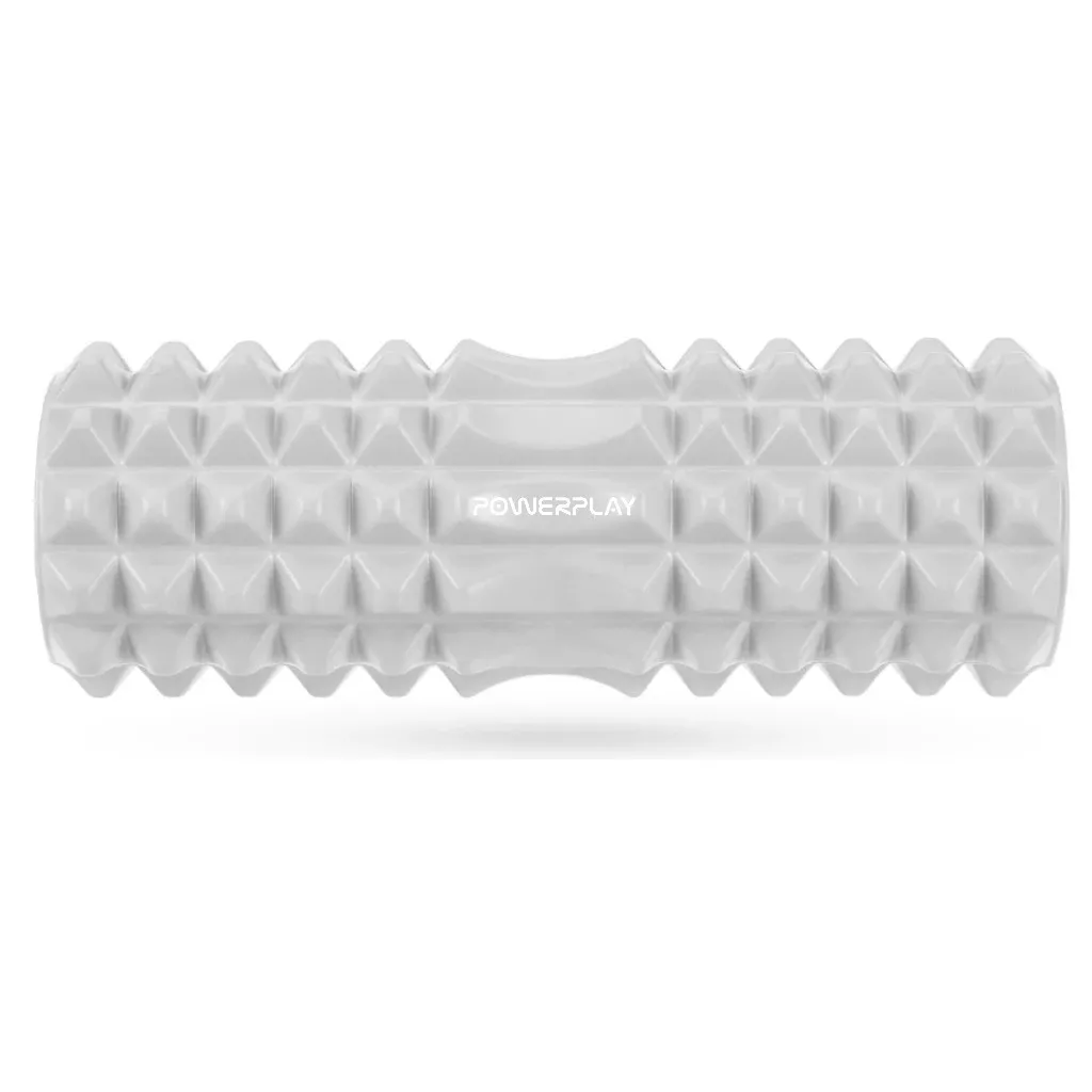 Масажний ролик (роллер) PowerPlay 4405 EVA Massage Roller Сірий (33x12см.)