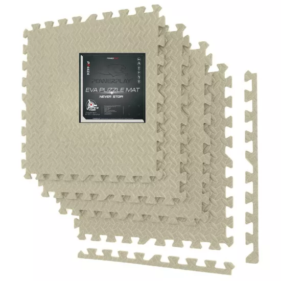 Мат-пазл (ластівчин хвіст) PowerPlay EVA Puzzle Mat 120 x 120 x 1.2 cм Оливковий