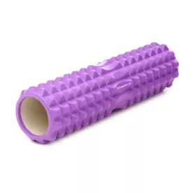 Массажный ролик (роллер) PowerPlay 4406 EVA Massage Roller Фиолетовый (45x12см.)
