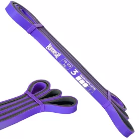 Эспандер для фитнеса и кроссфита PowerPlay 4116 Double Colors Фиолетово/Сера (14-23 кг)