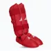 Защита голени и стопы Adidas WKF Красный XXS