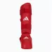 Защита голени и стопы Adidas WKF Красный XXS