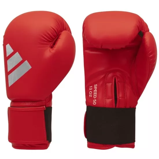 Боксерские перчатки Adidas Speed 50 Красный-8 унций