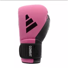 Боксерські рукавички Adidas Combat 50 Рожево/чорні-10 унцій