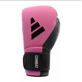 Боксерские перчатки Adidas Combat 50 Розово/черные-10 унций