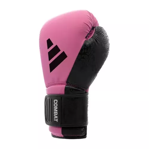 Боксерские перчатки Adidas Combat 50 Розово/черные-10 унций