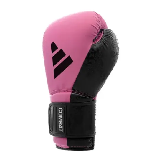 Боксерские перчатки Adidas Combat 50 Розово/черные-10 унций