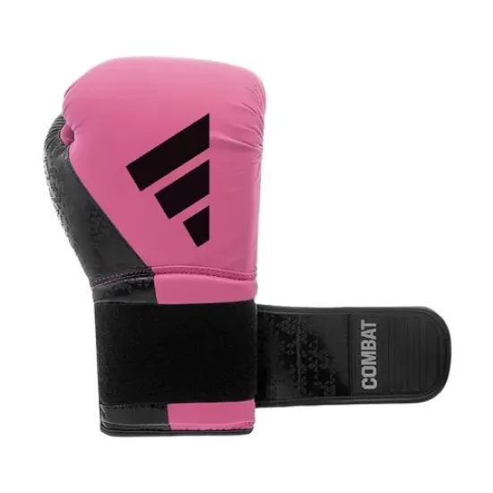 Боксерские перчатки Adidas Combat 50 Розово/черные-10 унций