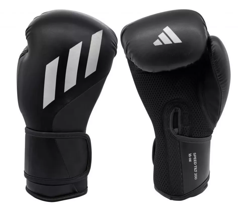 Боксерские перчатки Adidas Speed Tilt 200 Black/Grey-10