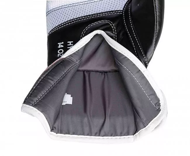 Боксерские перчатки  Adidas Hybrid 80 Black/White 10 унций
