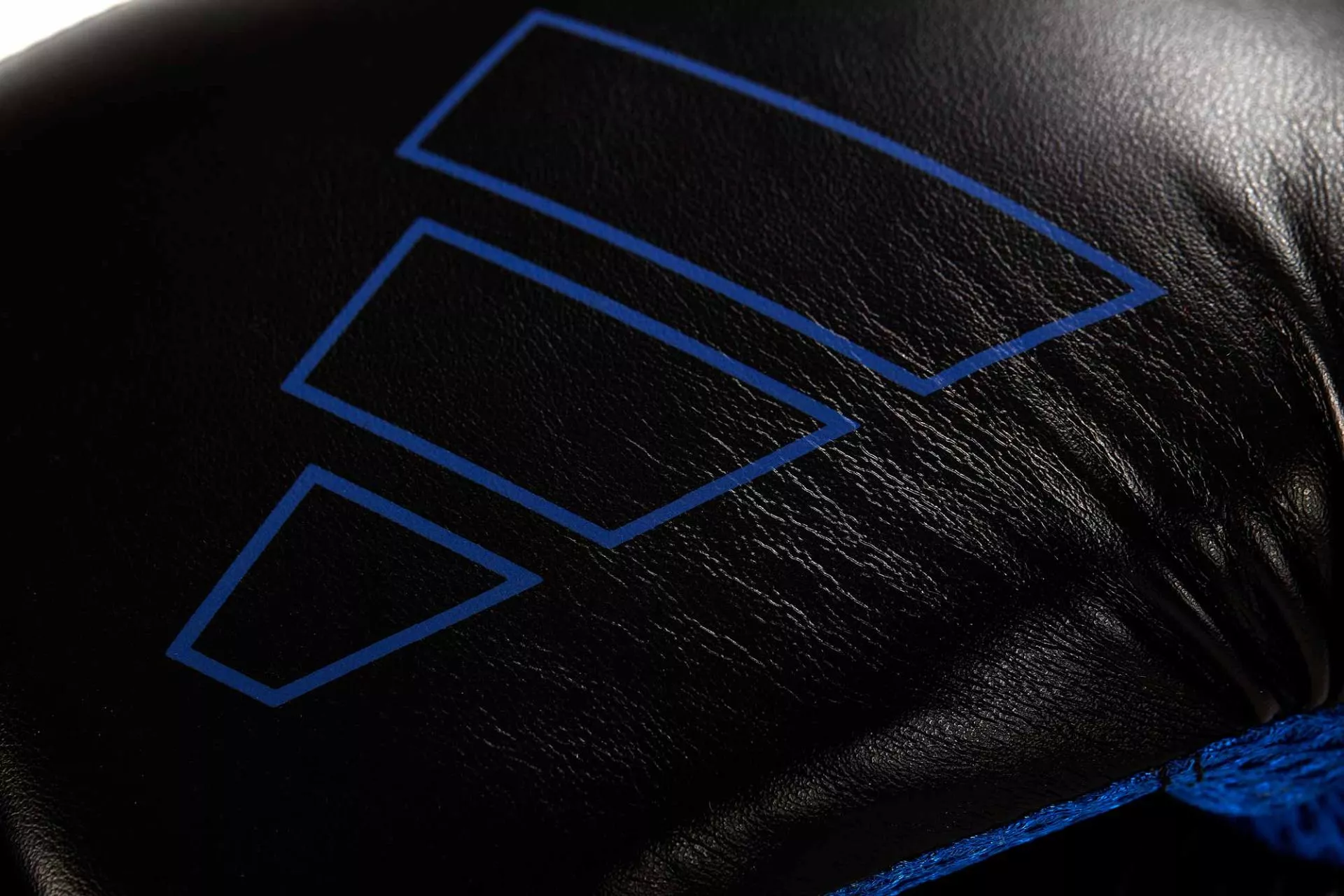 Боксерские перчатки  Adidas Hybrid 80 Black/Blue 10 унций