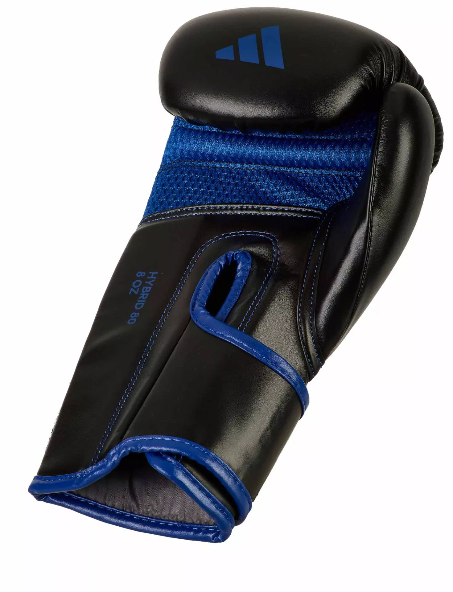 Боксерские перчатки  Adidas Hybrid 80 Black/Blue 10 унций