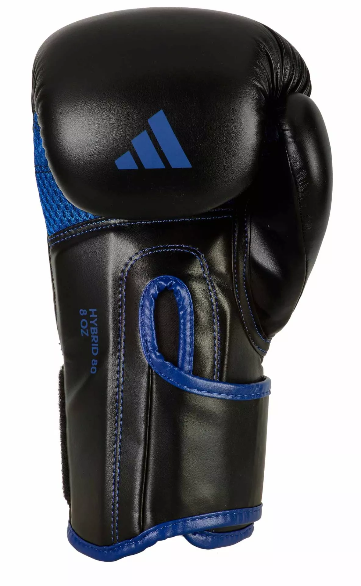 Боксерские перчатки  Adidas Hybrid 80 Black/Blue 10 унций